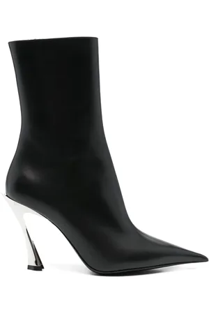 MUGLER 95mm leather boots