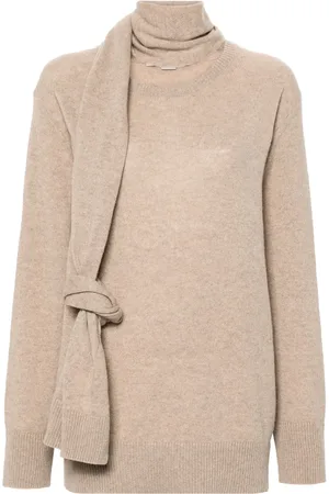 Stella McCartney Sash-detail cashmere-blend jumper