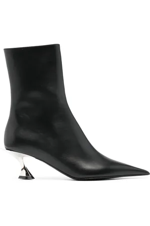 MUGLER 55mm leather ankle boots