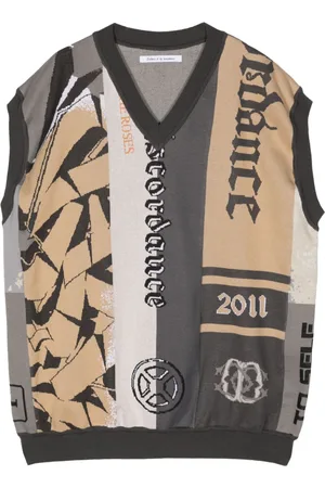 Children Of The Discordance Patchwork cotton vest
