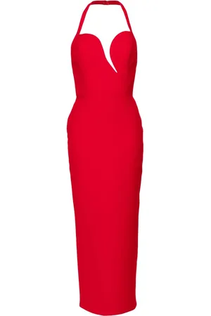 Ilkyaz Ozel Manon halterneck maxi dress