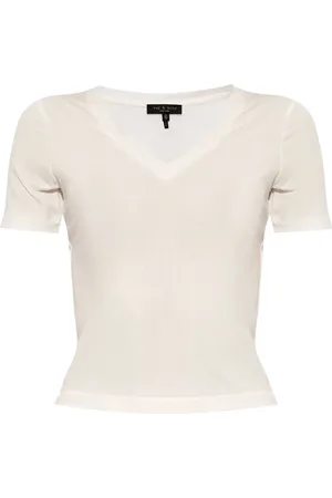 RAG&BONE V-neck ribbed T-shirt