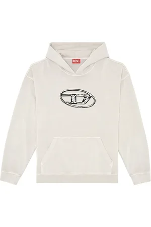Diesel S-Boxt logo-print cotton hoodie