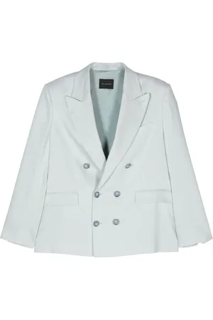 The Andamane Linen-blend double-breasted blazer