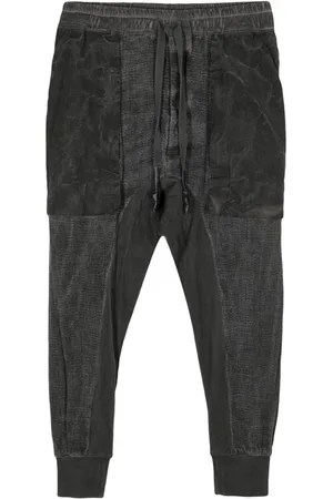 ISAAC SELLAM EXPERIENCE Linen drop-crotch trousers