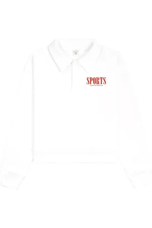 Sporty & Rich Cropped cotton polo shirt