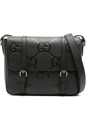 Gucci Medium Jumbo GG leather messenger bag