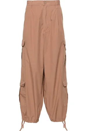Emporio Armani Straight-leg cotton cargo trousers