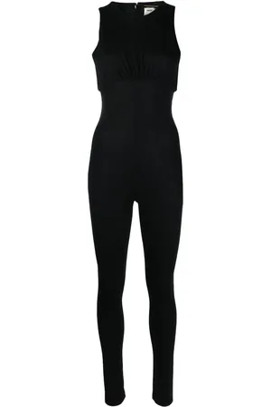 Saint Laurent High-waist wool jumpsuit