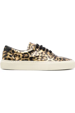 Saint Laurent Venice leopard-print low-top sneakers