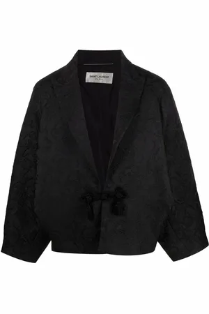 Saint Laurent Patterned jacquard blazer