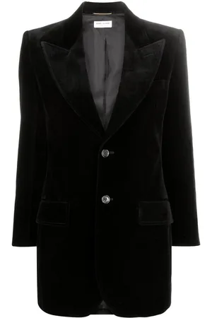Saint Laurent Single-breasted velvet blazer