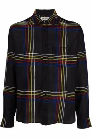 Saint Laurent Checked wool shirt