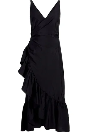 Cinq A Sept Mimi draped-detailing dress