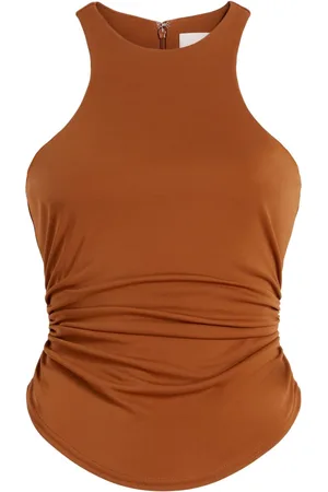 Cinq A Sept Sonya ruched tank top