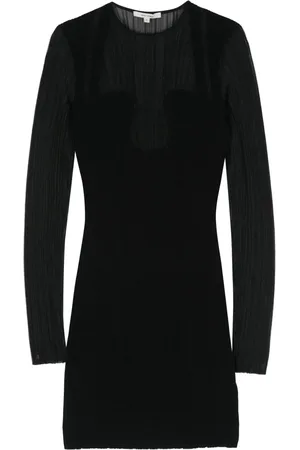 Nensi Dojaka Ribbed plissé mini dress