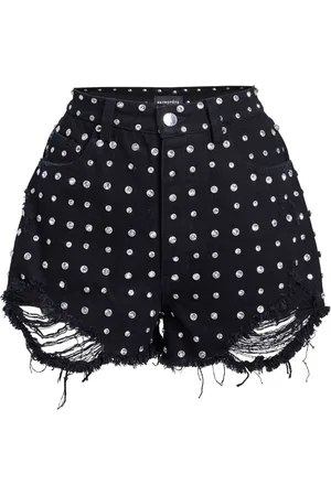 Retrofete Angel crystal-embellished shorts