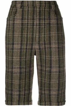 Saint Laurent Tweed Bermuda cycling shorts