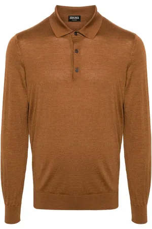Ermenegildo Zegna Foliage Cashseta polo shirt