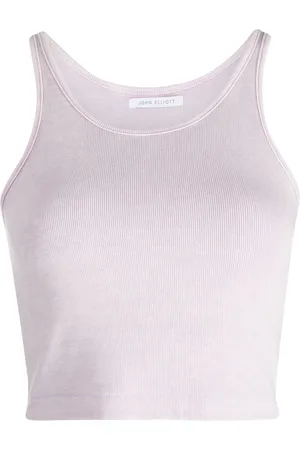 JOHN ELLIOTT Cotton ribbed-knit crop top
