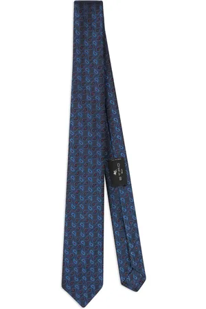 Etro Paisley-embroidered silk tie