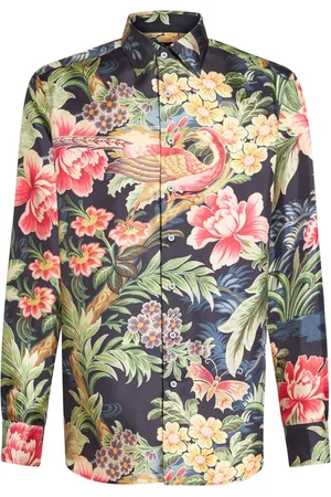 Etro Floral-print silk shirt