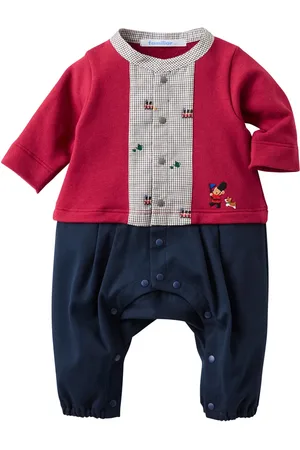 Familiar Appliqu??d cotton-blend romper