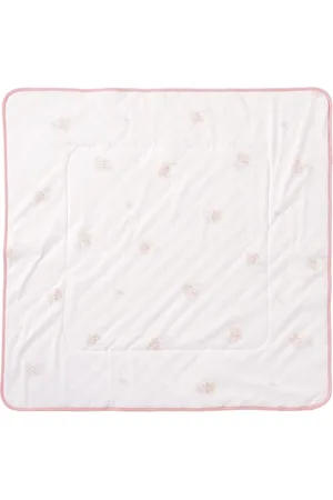 Familiar Bear-print cotton blanket