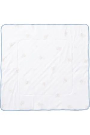 Familiar Bear-print cotton blanket