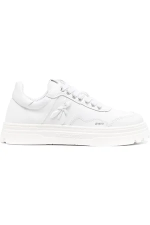 Patrizia Pepe Logo-patch canvas sneakers