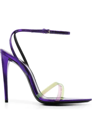 Saint Laurent 120mm metallic sandals