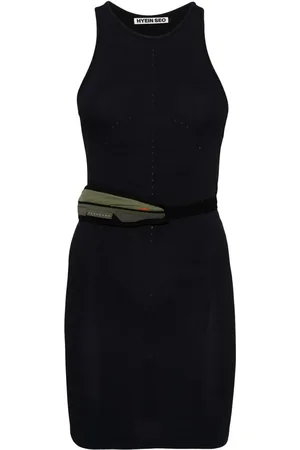 Hyein Seo Pouch-appliqu?? tank dress