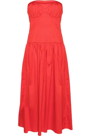 TOVE Lauryn strapless midi dress