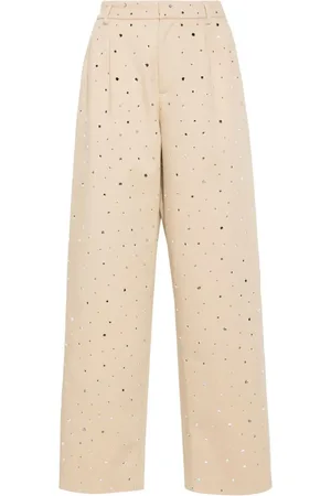 GIUSEPPE DI MORABITO Rhinestone-embellishment straight trousers