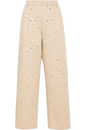 GIUSEPPE DI MORABITO Rhinestone-embellishment straight trousers