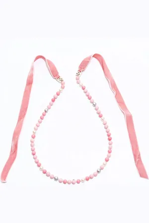 CHANEL 2003 beaded stone necklace
