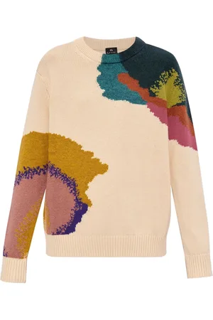 Paul Smith Intarsia-knit cotton-blend jumper