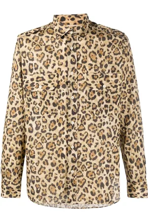 Tintoria Mattei Leopard-print design shirt