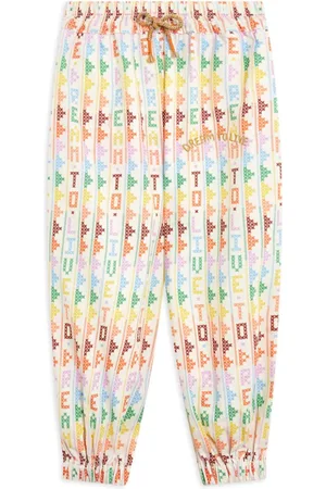 Farm Rio Graphic-print tapered trousers