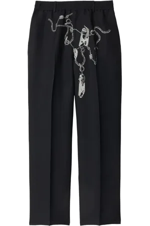 Burberry Knight Hardware straight-leg trousers
