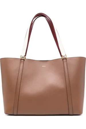 Bally Large Code leather tote bag