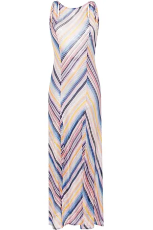 Missoni Zigzag-woven sleeveless beach dress