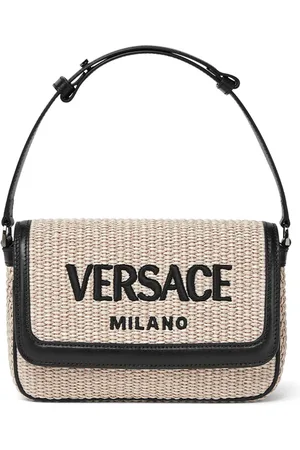 VERSACE Milano raffia cross body bag