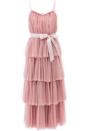 Tulleen Firenze tiered ribbon dress