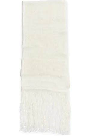OUR LEGACY Open-knit fringed scarf