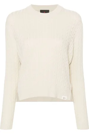 Peuterey Cable-knit cotton jumper