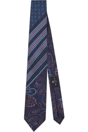Etro Paisley-jacquard silk tie