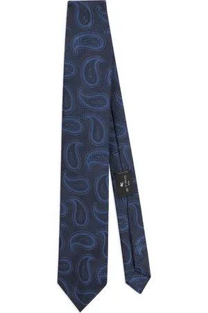 Etro Paisley-jacquard silk tie