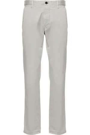 Incotex Tapered-leg cotton chino trousers