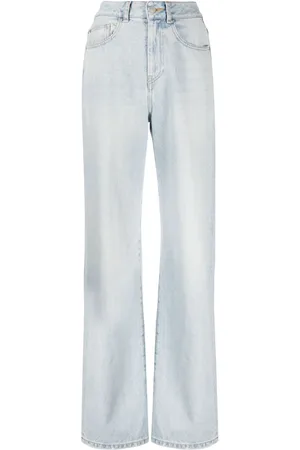 JOHN ELLIOTT Paisley high-rise wide-leg jeans
